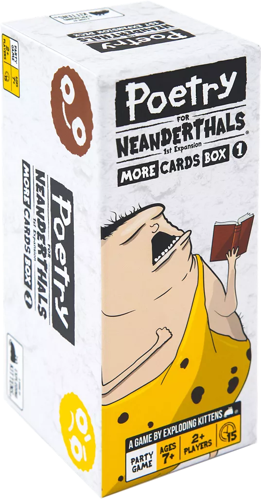 EXPLODING KITTENS Poetry For Neanderthals 1st Expansion 3 EXPLODING KITTENS Poetry For Neanderthals 1st Expansion