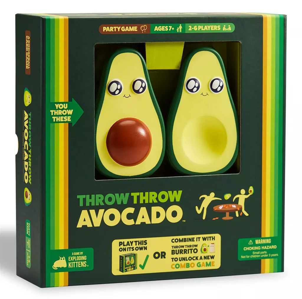 EXPLODING KITTENS Throw Throw Avocado - Partyspel 3 EXPLODING KITTENS Throw Throw Avocado - Partyspel