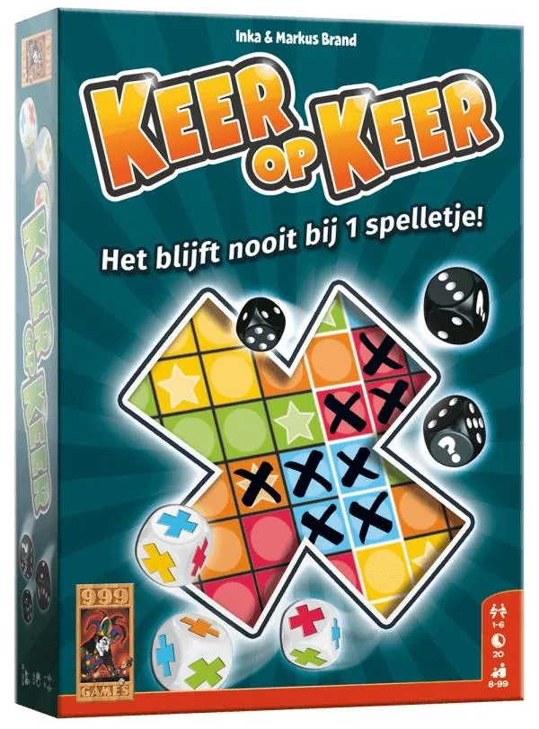999 Games Keer Op Keer - Dobbelspel 3 999 Games Keer Op Keer - Dobbelspel