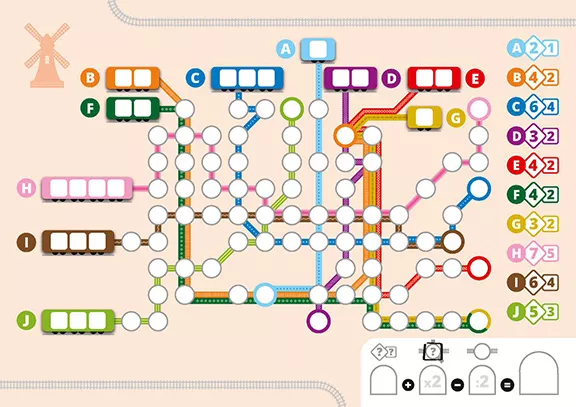 999 Games Metrolijn 5 999 Games Metrolijn - Afbeelding 3