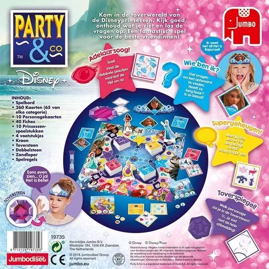Jumbo Party & Co Disney Princess 4 Jumbo Party & Co Disney Princess - Afbeelding 2