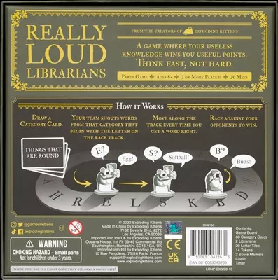 EXPLODING KITTENS Really Loud Librarians 4 EXPLODING KITTENS Really Loud Librarians - Afbeelding 2