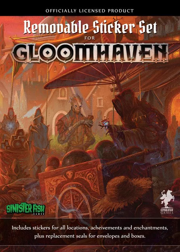 Gloomhaven - Removable Sticker Set 3 Gloomhaven - Removable Sticker Set