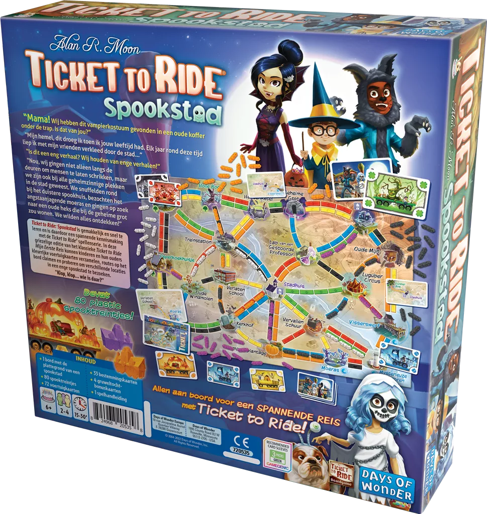 Days Of Wonder Ticket To Ride Spookstad 5 Days Of Wonder Ticket To Ride Spookstad - Afbeelding 3