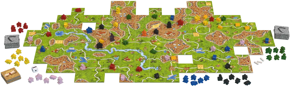 999 Games Carcassonne Big Box 3 - Bordspel 4 999 Games Carcassonne Big Box 3 - Bordspel - Afbeelding 2