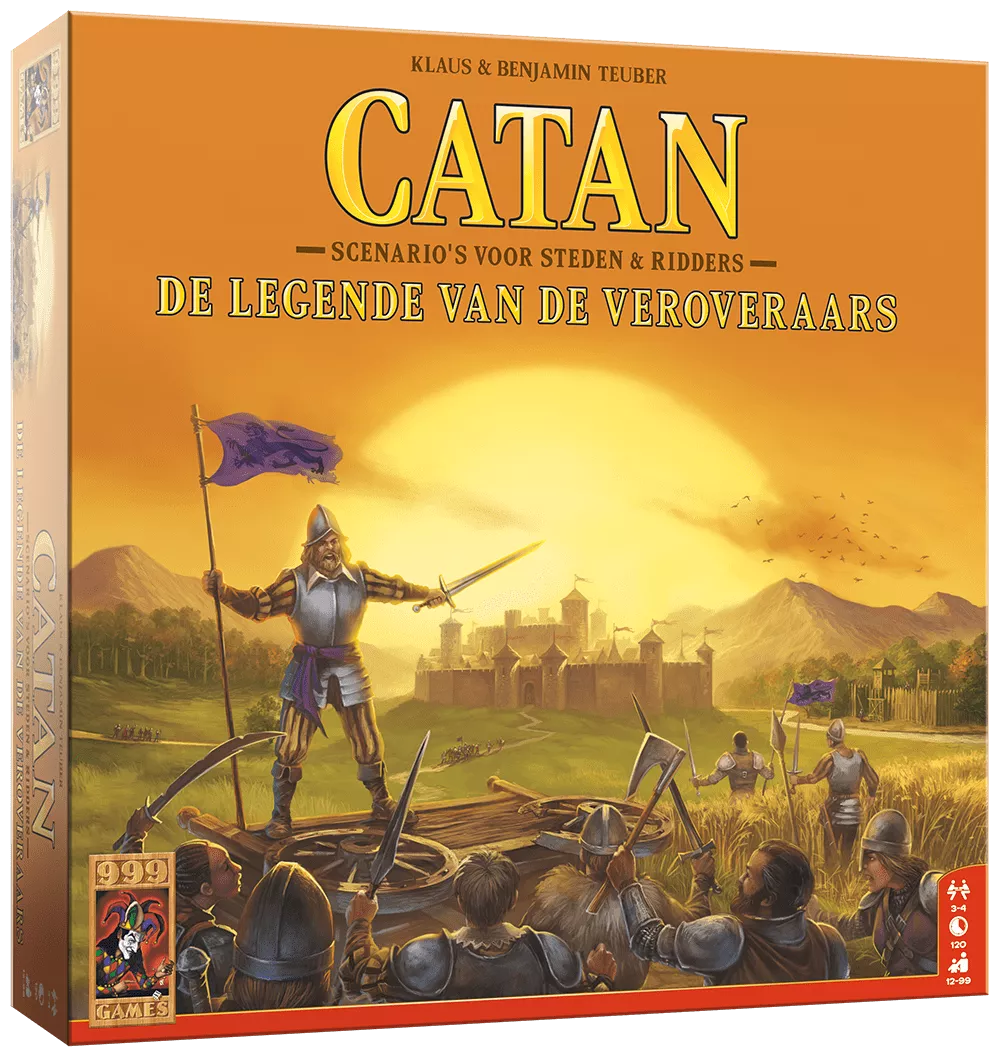 999 Games Catan: De Legende Van De Veroveraars - Bordspel 4 999 Games Catan: De Legende Van De Veroveraars - Bordspel - Afbeelding 2
