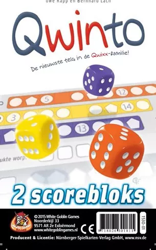 Qwinto Bloks (extra Scorebloks) 3 Qwinto Bloks (extra Scorebloks)