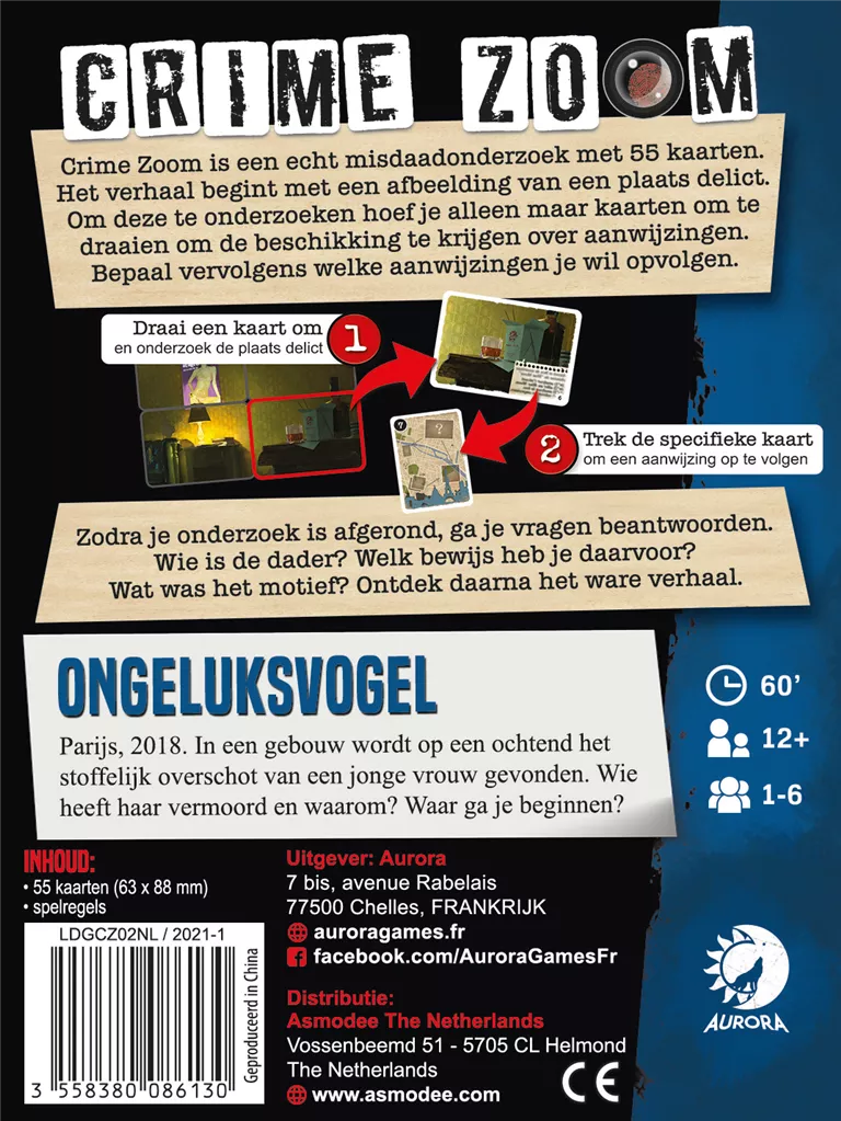Crime Zoom Case 2 - Ongeluksvogel 5 Crime Zoom Case 2 - Ongeluksvogel - Afbeelding 3