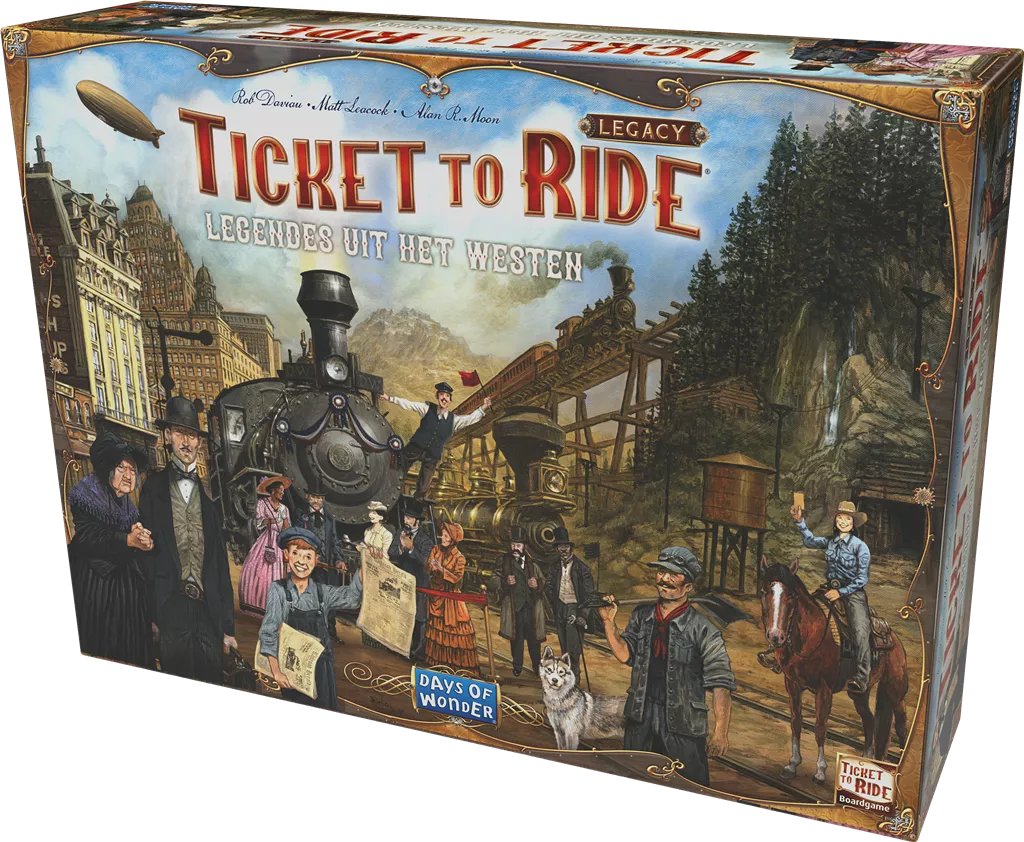 Days Of Wonder Ticket To Ride Legacy Legendes Uit Het Westen NL 5 Days Of Wonder Ticket To Ride Legacy Legendes Uit Het Westen NL - Afbeelding 3
