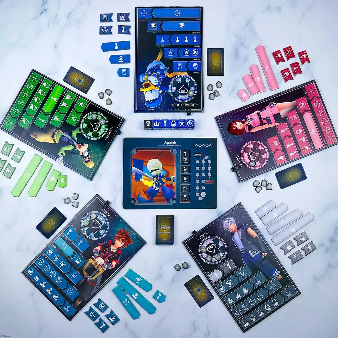 USAopoly Disney Kingdom Hearts Perilous Pursuit 4 USAopoly Disney Kingdom Hearts Perilous Pursuit - Afbeelding 2