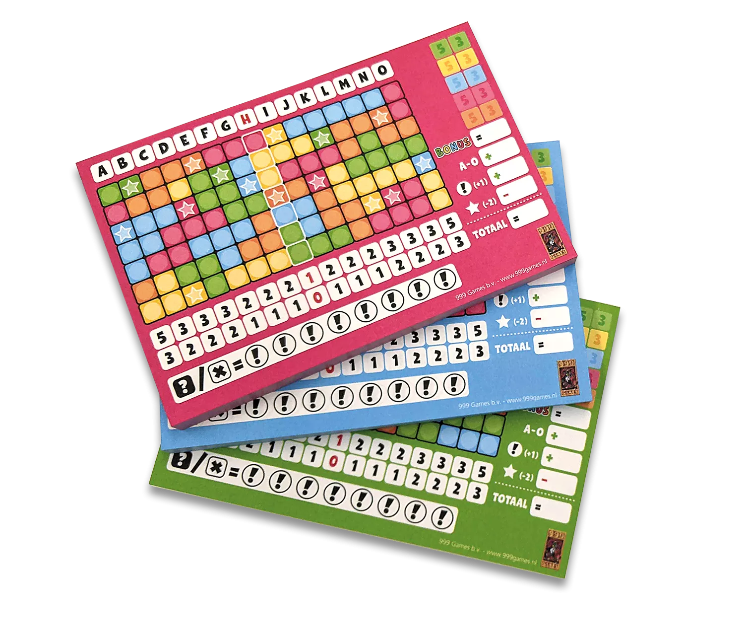 999 Games Keer Op Keer Scoreblok 3 Stuks Level 5, 6 En 7 - Dobbelspel 8 999 Games Keer Op Keer Scoreblok 3 Stuks Level 5, 6 En 7 - Dobbelspel - Afbeelding 6