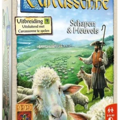 999 Games Carcassonne: Schapen & Heuvels - Bordspel