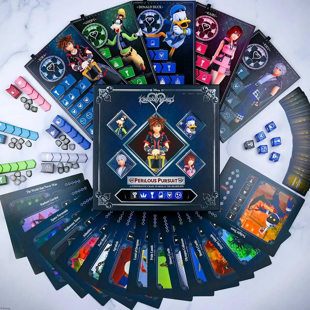 USAopoly Disney Kingdom Hearts Perilous Pursuit 5 USAopoly Disney Kingdom Hearts Perilous Pursuit - Afbeelding 3