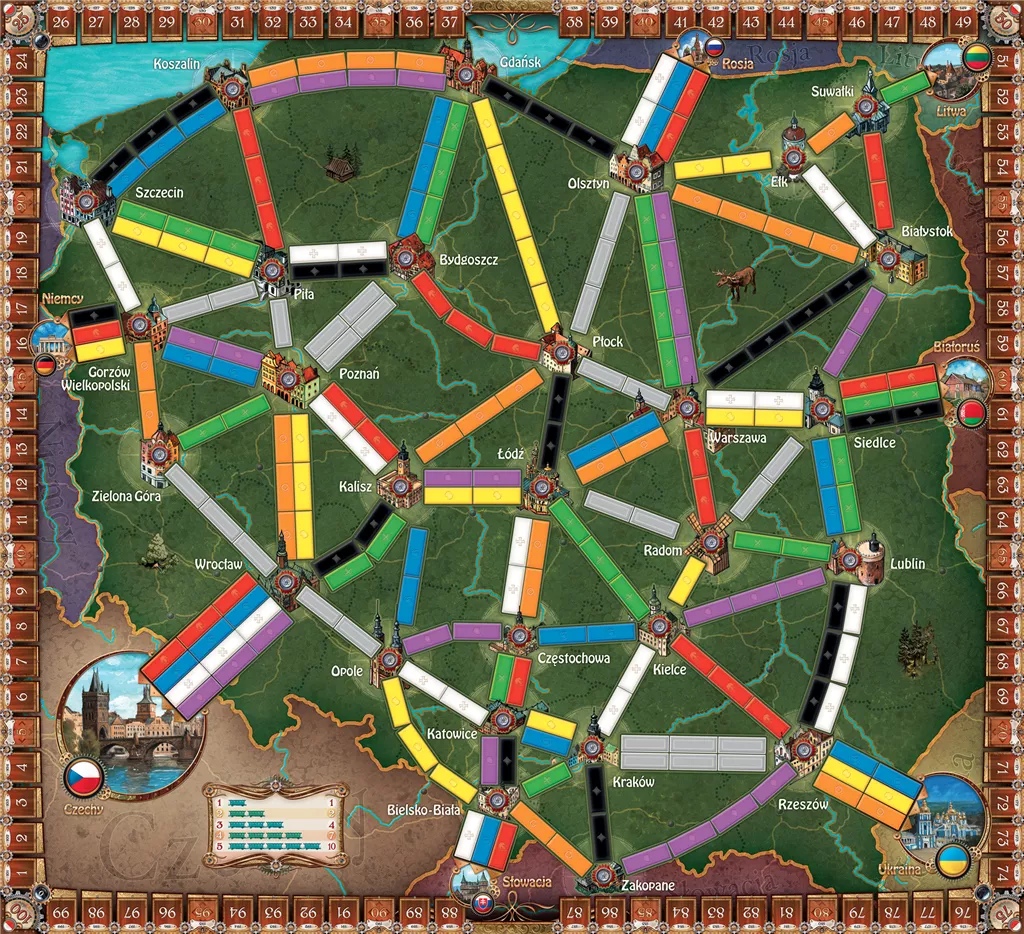 Days Of Wonder Ticket To Ride - Polska 4 Days Of Wonder Ticket To Ride - Polska - Afbeelding 2