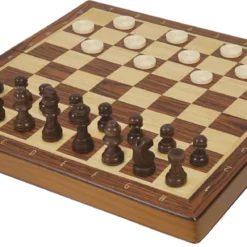 Houten Schaak- En Damspel Opvouwbaar -Games Winkel p6jjxrb3gqzh5lmr26or34afucvx55x5