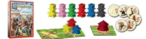 999 Games Carcassonne: Het Circus Bordspel 2 999 Games Carcassonne: Het Circus Bordspel