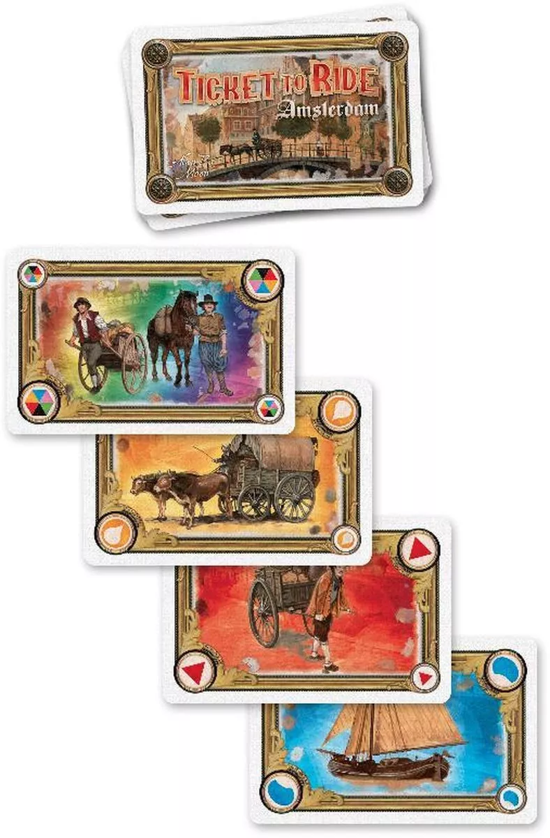 Days Of Wonder Ticket To Ride: Amsterdam - EN 5 Days Of Wonder Ticket To Ride: Amsterdam - EN - Afbeelding 3