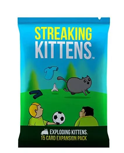 ASMODEE Exploding Kittens Streaking Kittens Expansion 3 ASMODEE Exploding Kittens Streaking Kittens Expansion
