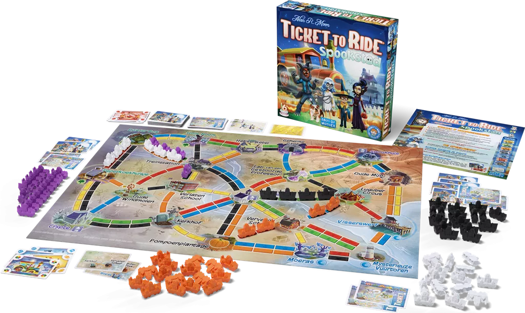 Days Of Wonder Ticket To Ride Spookstad 6 Days Of Wonder Ticket To Ride Spookstad - Afbeelding 4