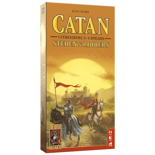 999 Games Catan: Uitbreiding Steden & Ridders 5/6 Spelers 3 999 Games Catan: Uitbreiding Steden & Ridders 5/6 Spelers