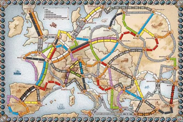 Days Of Wonder Ticket To Ride Europa - NL Basisspel 5 Days Of Wonder Ticket To Ride Europa - NL Basisspel - Afbeelding 3