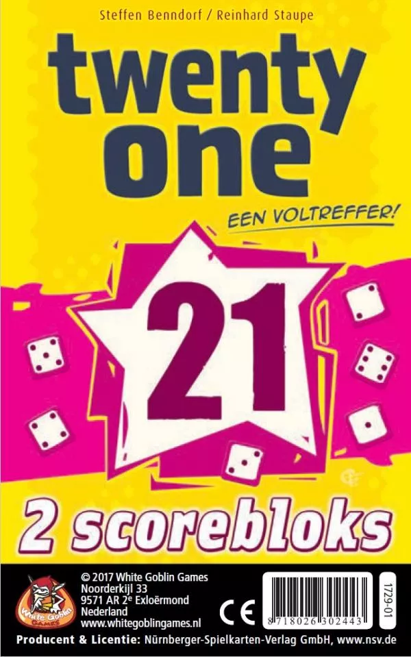 Twenty One (21) Bloks (extra Scorebloks) 4 Twenty One (21) Bloks (extra Scorebloks) - Afbeelding 2