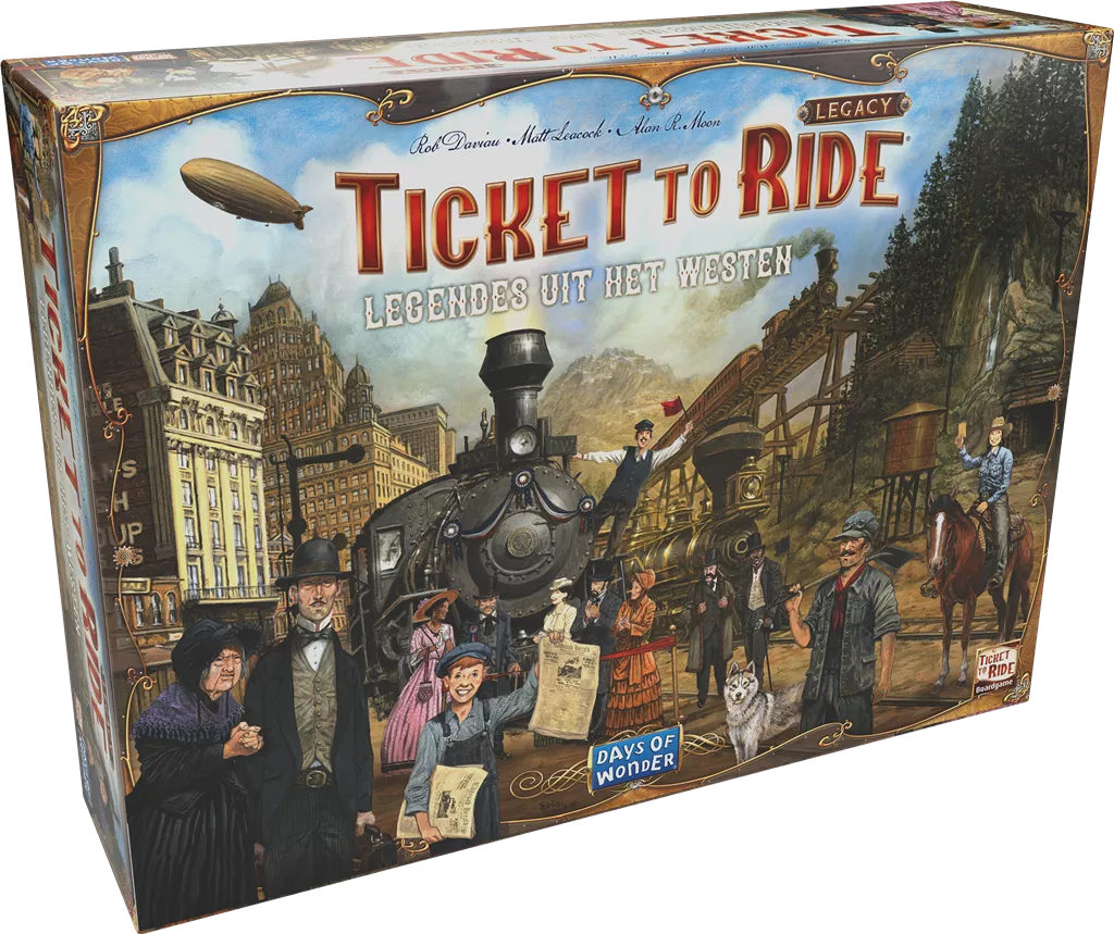 Days Of Wonder Ticket To Ride Legacy Legendes Uit Het Westen NL 3 Days Of Wonder Ticket To Ride Legacy Legendes Uit Het Westen NL