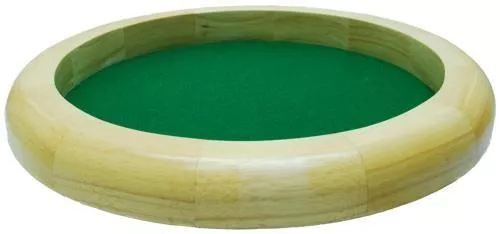 Dobbelpiste Blank Hout Rond 35cm 3 Dobbelpiste Blank Hout Rond 35cm