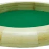 Dobbelpiste Blank Hout Rond 30cm