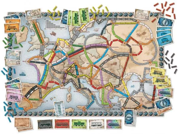 Days Of Wonder Ticket To Ride Europa - NL Basisspel 6 Days Of Wonder Ticket To Ride Europa - NL Basisspel - Afbeelding 4